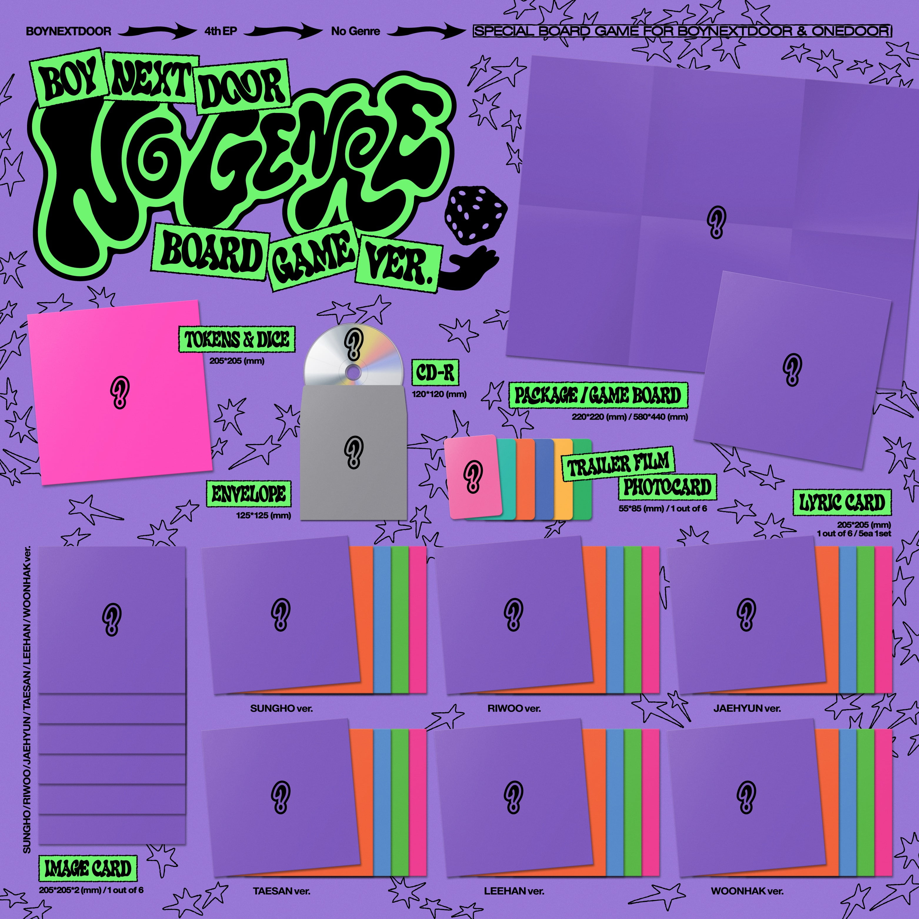 BOYNEXTDOOR - BOYNEXTDOOR 4th EP [No Genre] (Board Game ver.) - CD