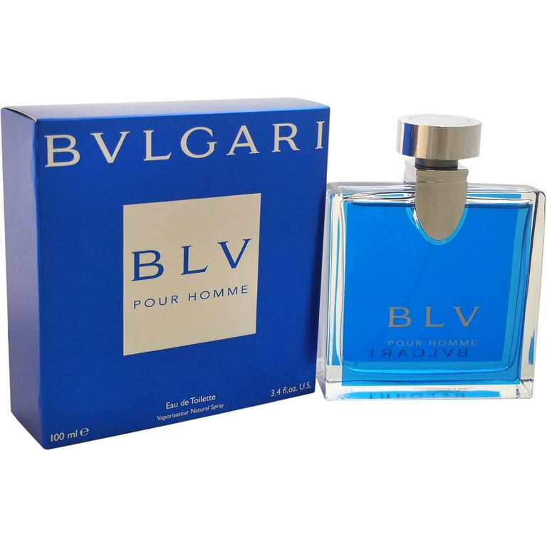 Bulgari BLV for Men Eau de Toilette Natural Spray, 3.4 Oz, Woody