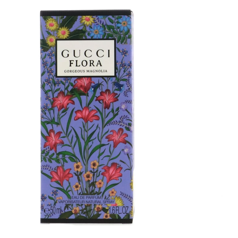 Gucci Flora Gorgeous Magnolia EDP Spray, 1.6 oz, Floral Fruity