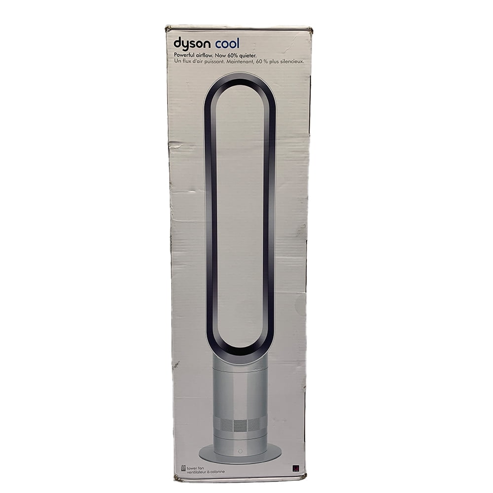 Dyson Cool AM07 Bladeless Tower Fan, Oscillating Airflow, 10
