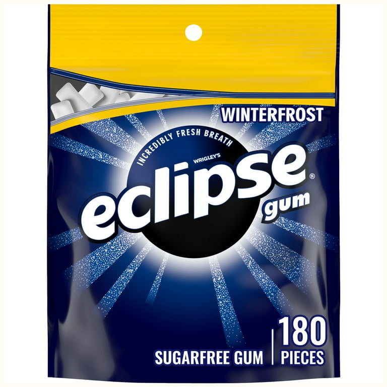 Eclipse Winterfrost Sugarfree Chewing Gum, 180 Ct Bulk Pack, Mint