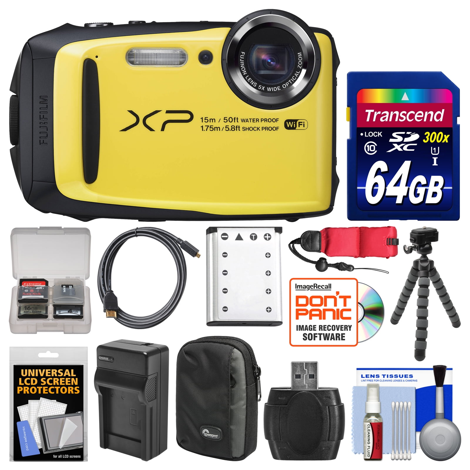 Fujifilm FinePix XP90 Shock & Waterproof Wi-Fi Digital Camera with