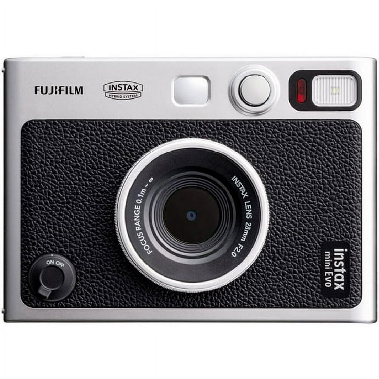 Fujifilm Instax Mini EVO Hybrid Black Instant Camera - Walmart.com