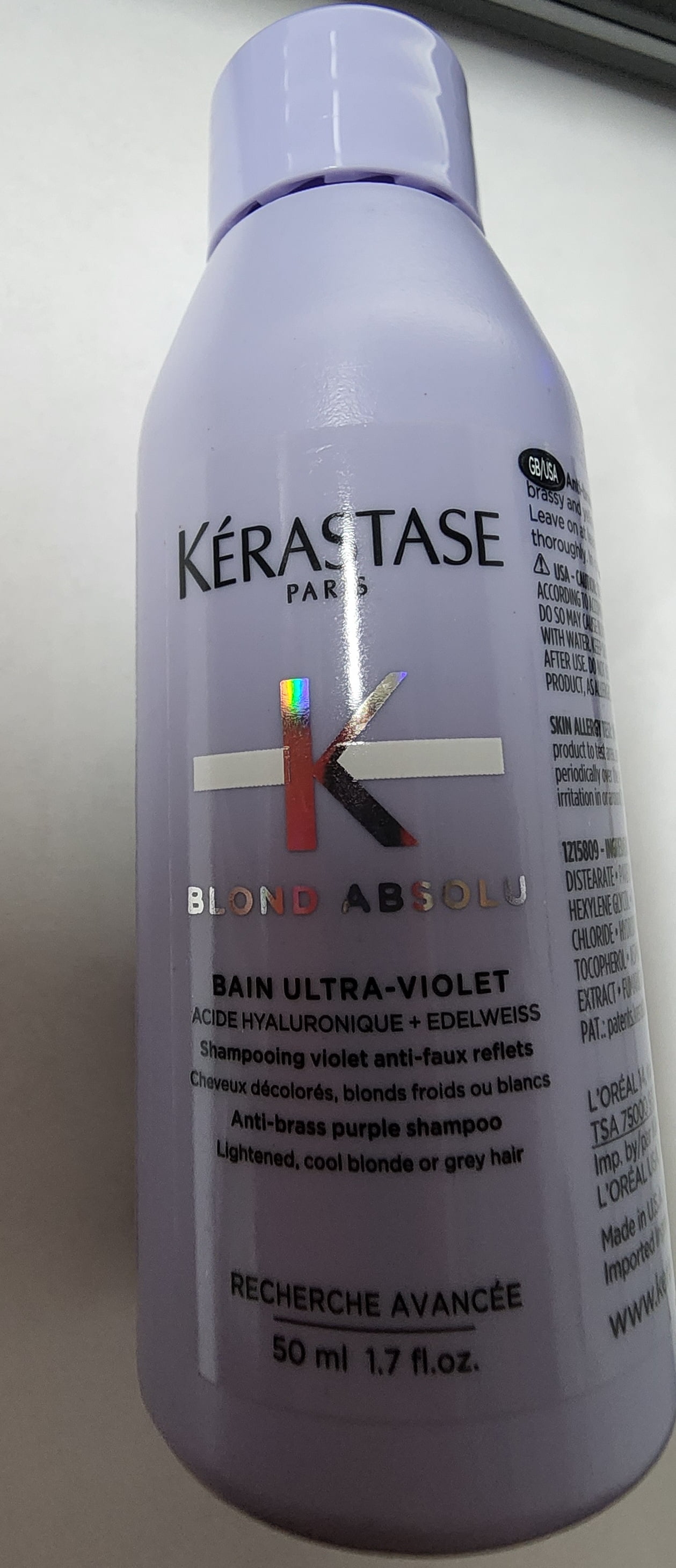 Kerastase Blonde Absolute Bain Ultra Violet 1.7 oz - Walmart.com