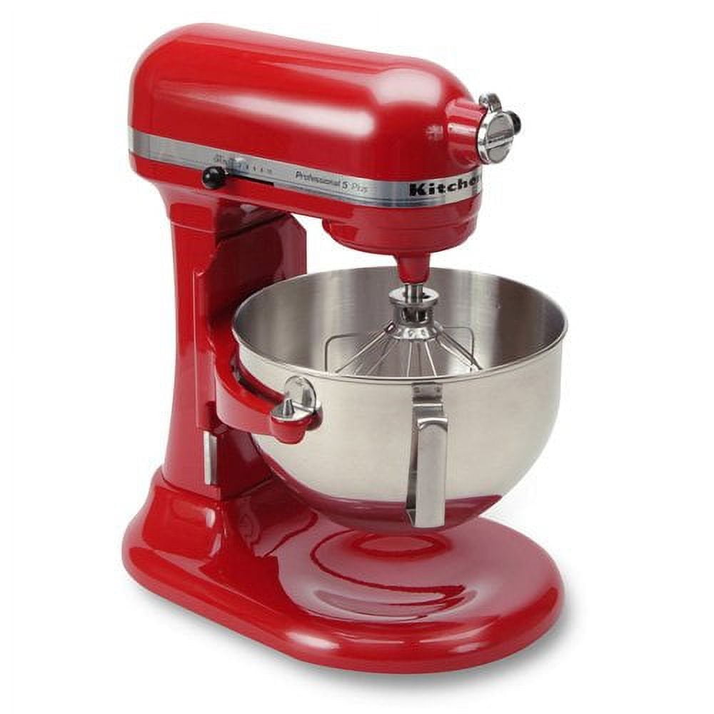 KitchenAid KV25G0XER Red Artisan 5-Quart 450-Watt Stand Mixer
