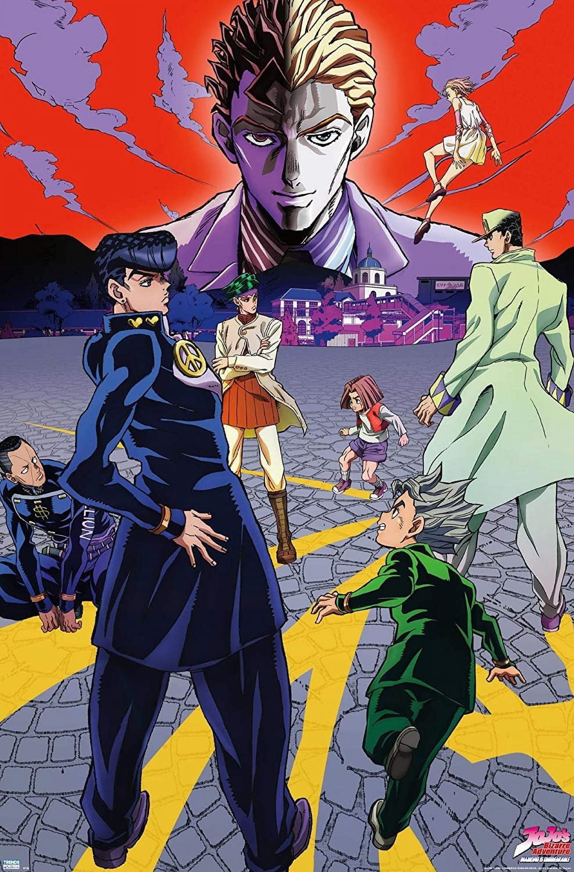 JoJo's Bizarre Adventure - Season 3 Key Art Wall Poster, 22.375