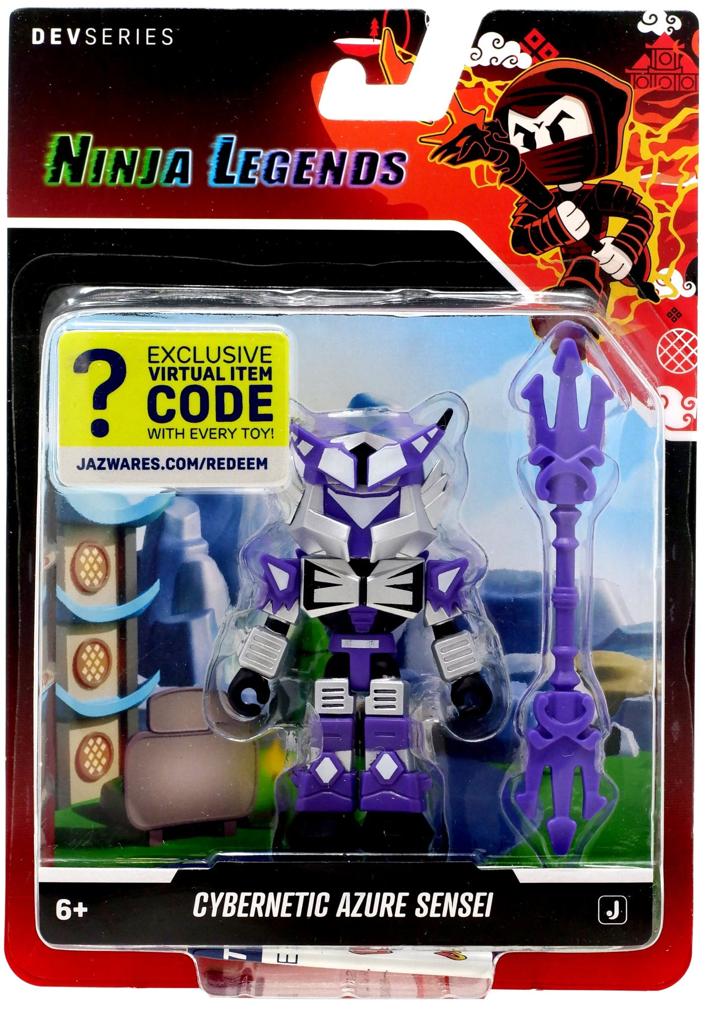 Jazwares Roblox Ninja Legends Cybernetic Azure Sensei Action