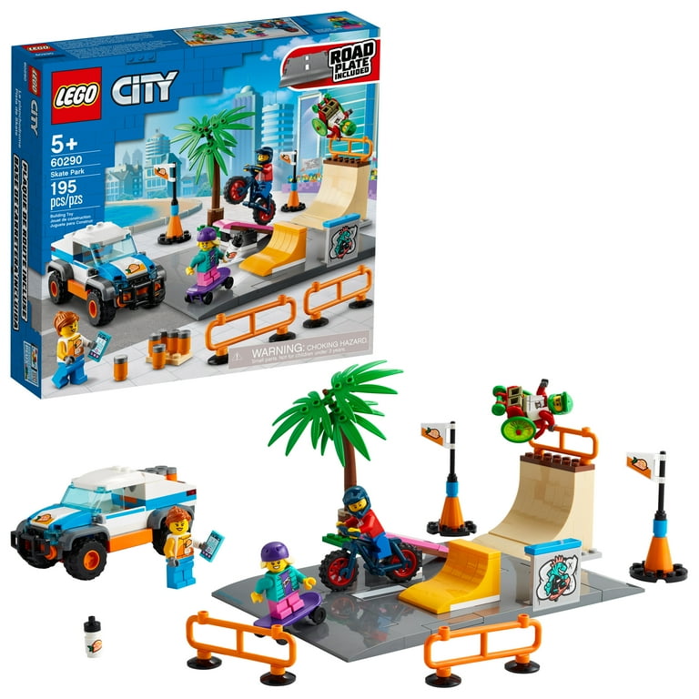 LEGO City Creator Skate Park 60290 Building Set with BMX Rider