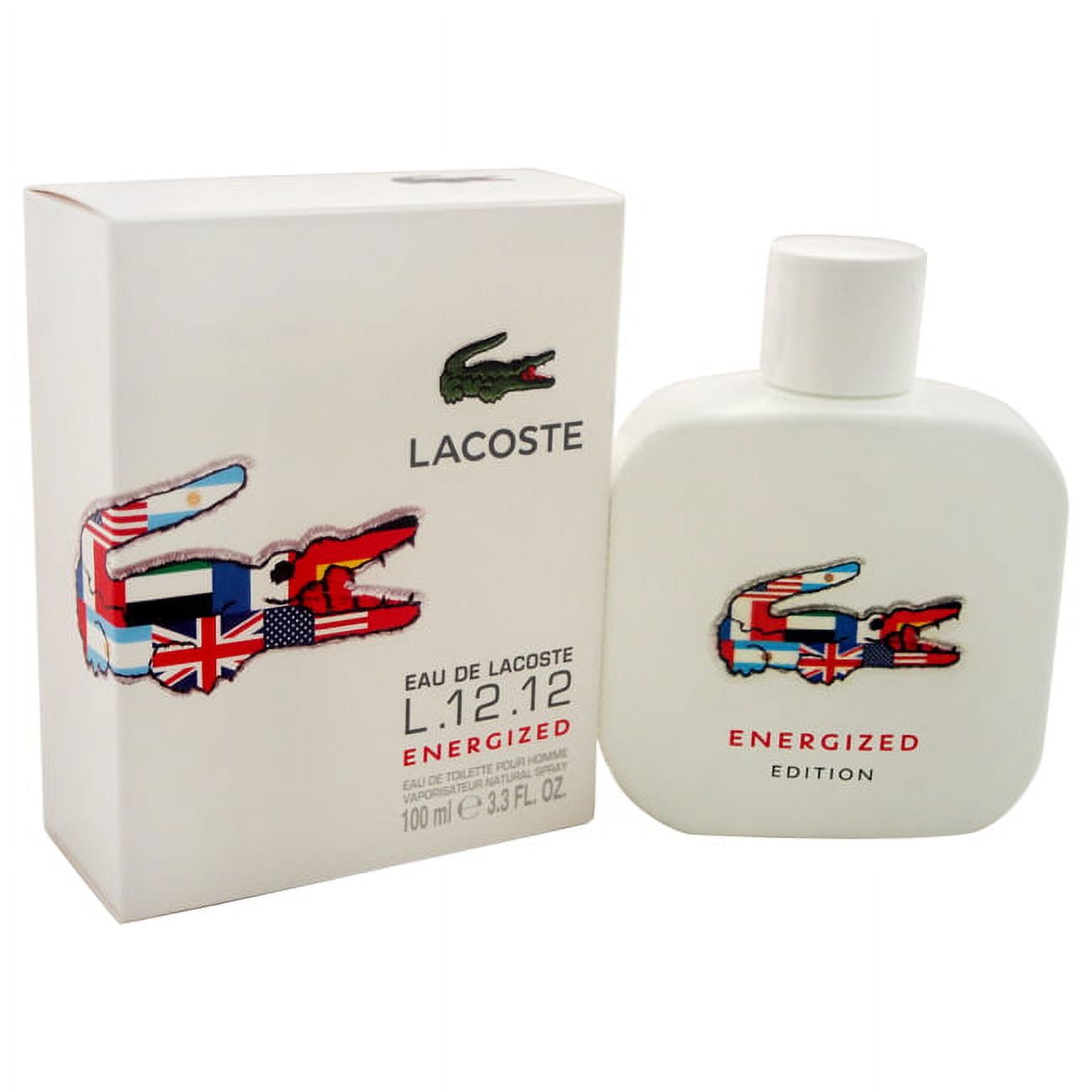 Lacoste Eau De Lacoste L.12.12 White Energized - Walmart.com