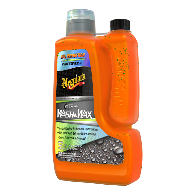 Meguiar's Hybrid Ceramic Liquid Wash & Wax, 48 oz Wash, 8 oz SiO2