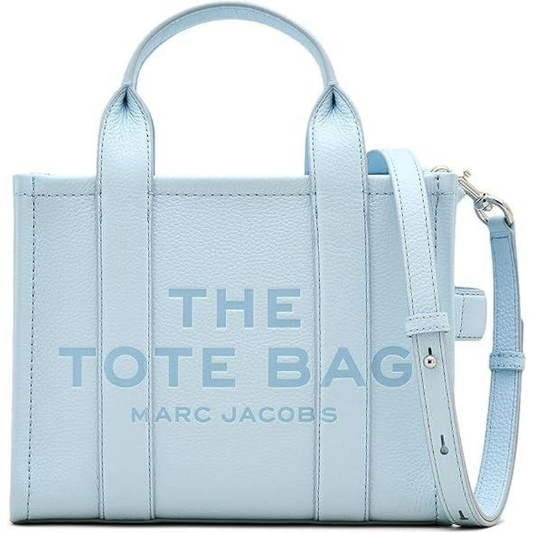 Marc Jacobs The Leather Small Tote Bag - Cloud Blue - Walmart.com