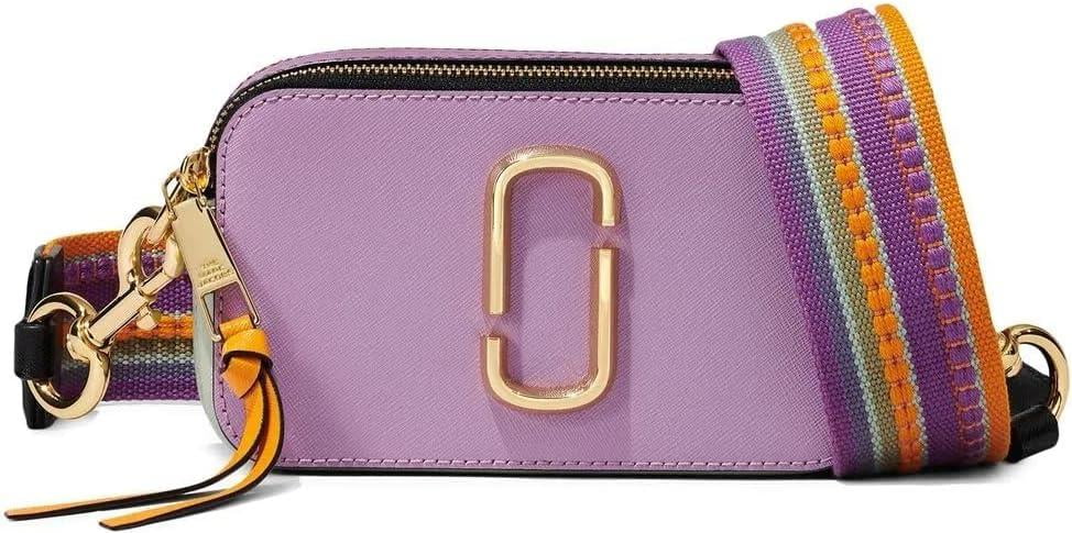 Marc Jacobs Womens Snapshot Color-Blocked Crossbody Regal Orchid