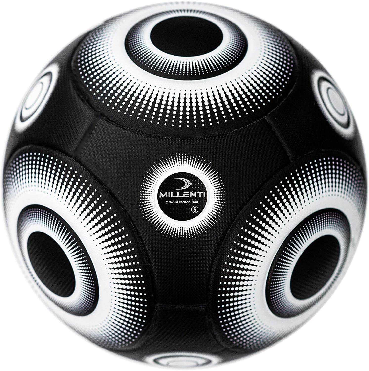 Millenti Knuckle-It Pro Traditional Soccer Ball - Official Match