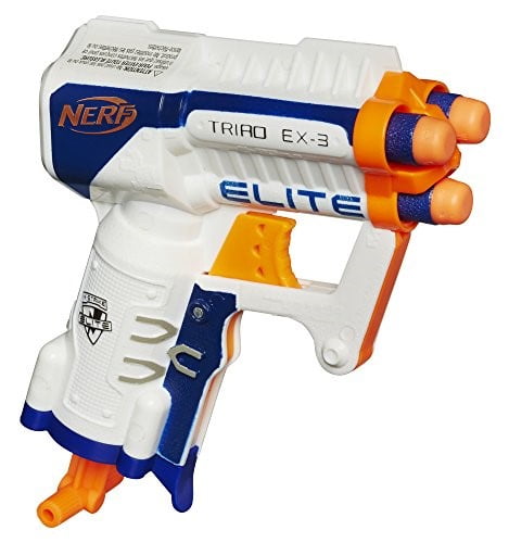 Nerf N-Strike Elite Triad EX-3 Blaster with 3 Nerf Elite Darts