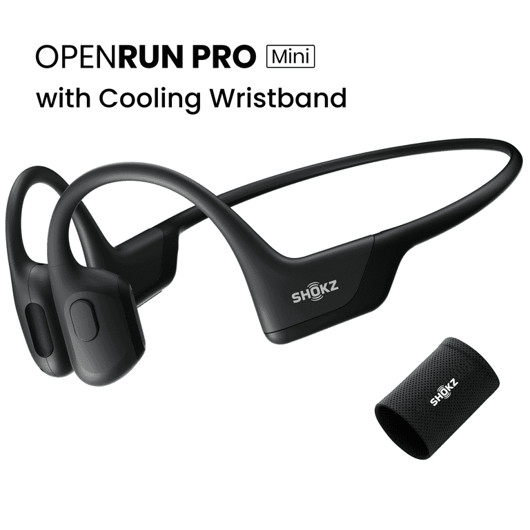 Shokz OpenRun Pro Mini Bone Conduction Bluetooth Headphones, Black
