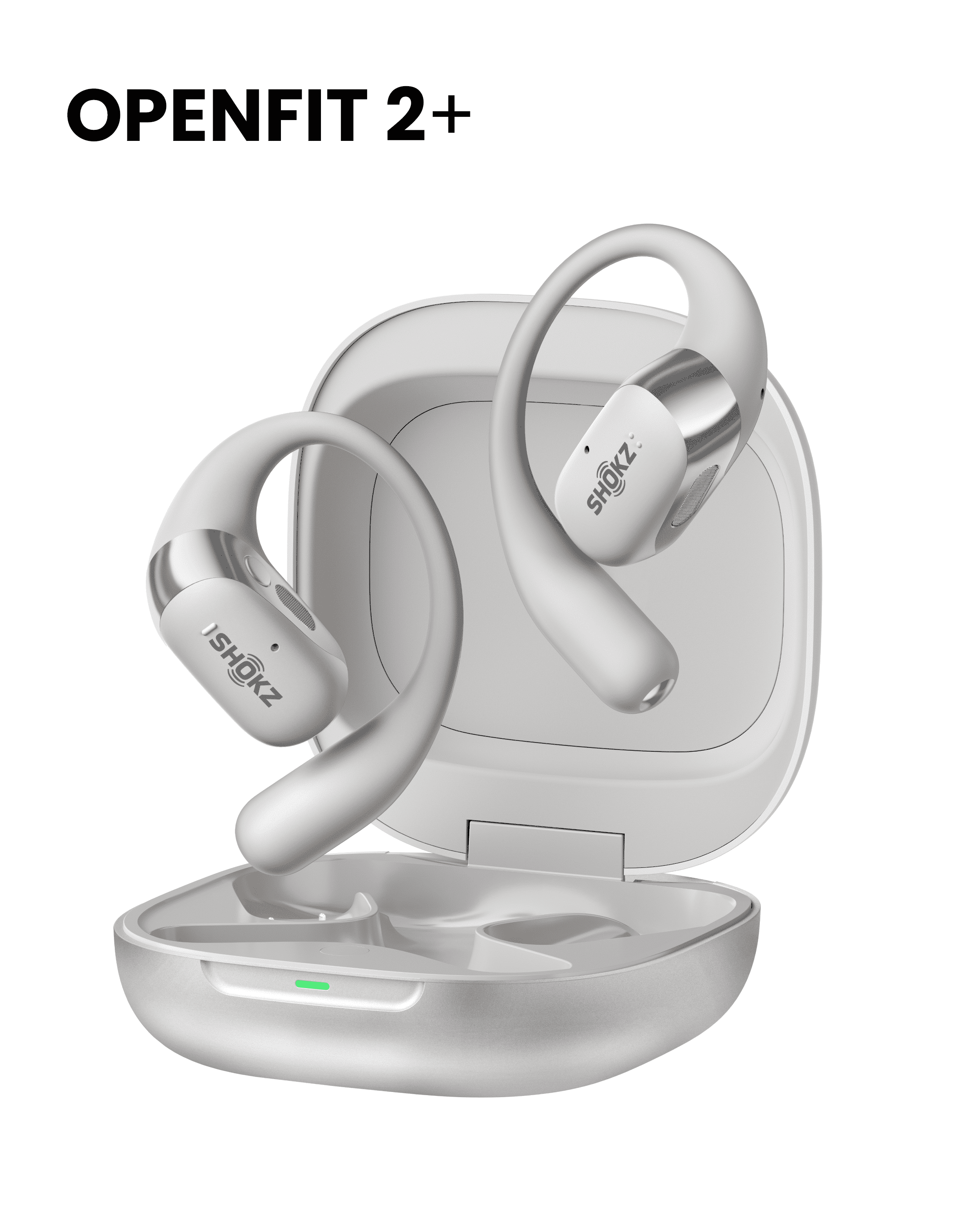 SHOKZ New OpenFit 2+ Open-Ear Headphones, Dolby Audio Enabled