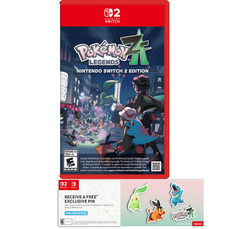Pokemon Legends Z-A, Nintendo Switch 2 game with Exclusive Mystery