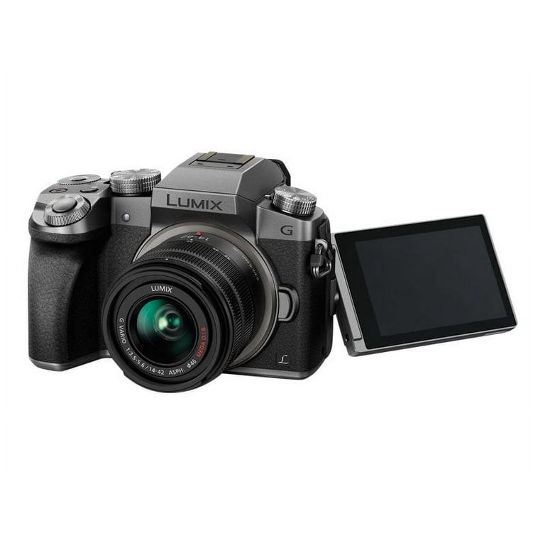 Panasonic LUMIX G7 Mirrorless Digital 4K Ultra HD Silver DSLM