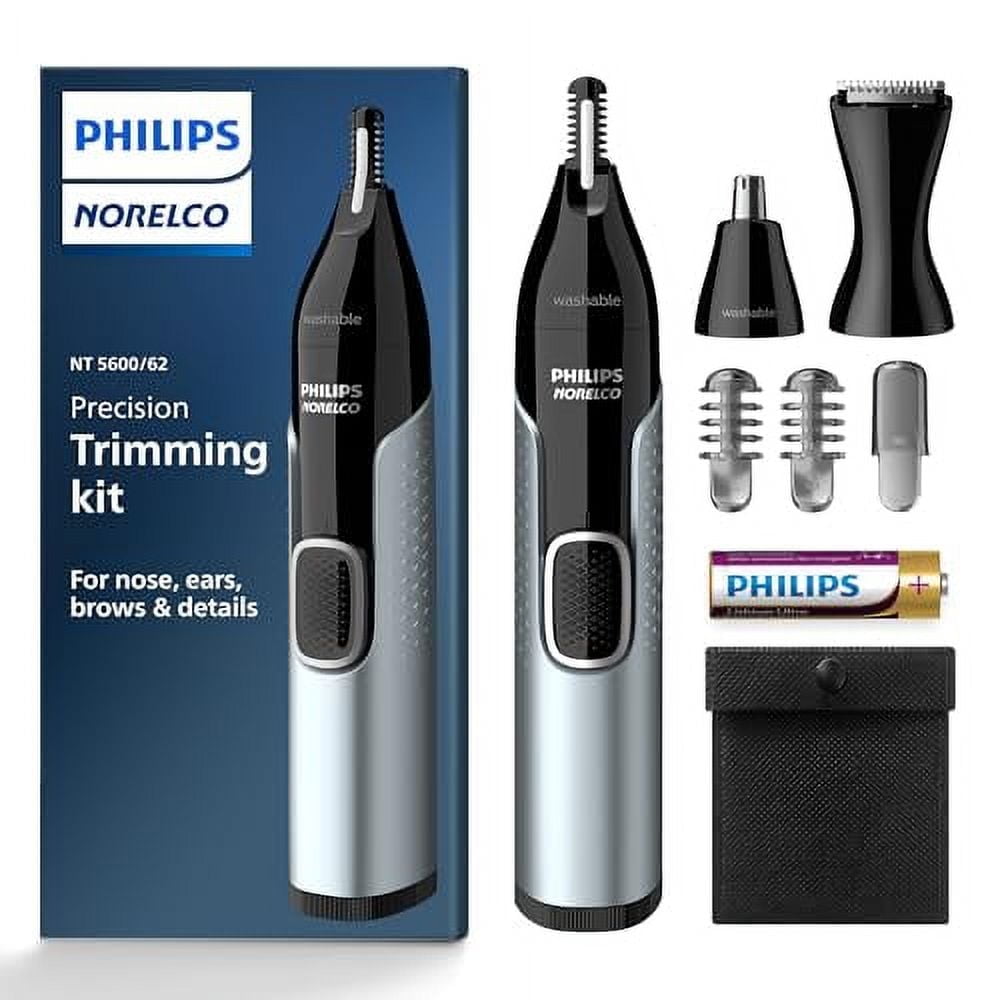 Philips Norelco Nose Trimmer 5000, Nose, Ear, Eyebrow Trimming Kit