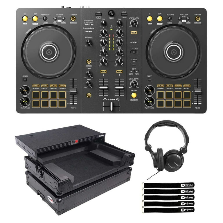 Pioneer DDJ-FLX4 2-Channel DJ Controller with Stereo Audio Mixer