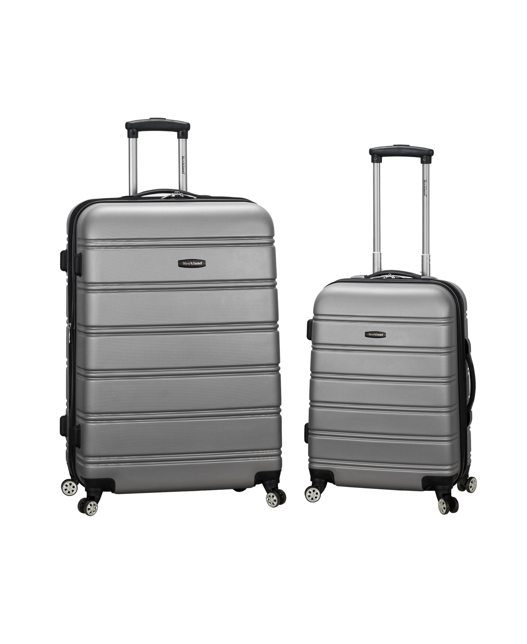 Rockland Melbourne 2 Piece Hardside Spinner Luggage Set, F225