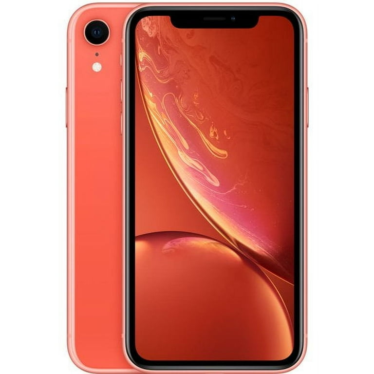 iPhone XR 128GB Coral, Fully Unlocked, Refurbished - Walmart.com