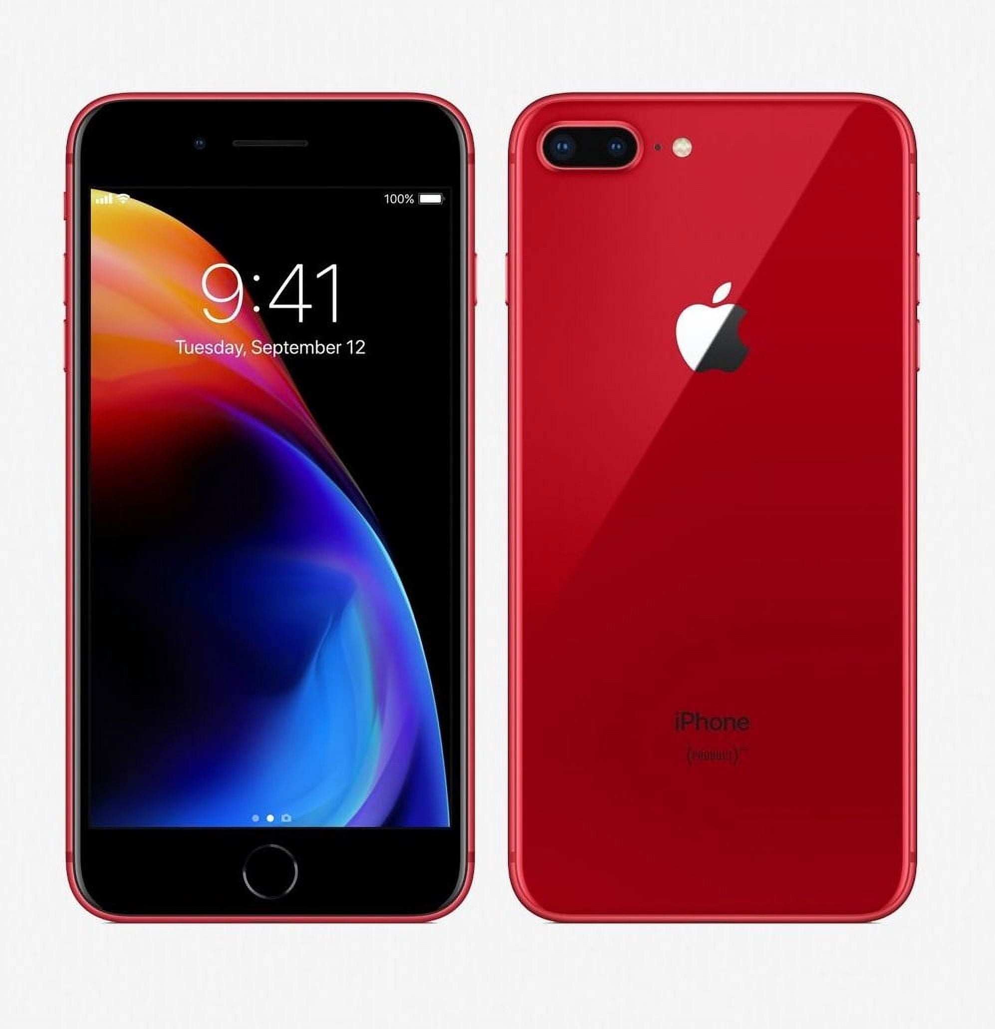 Restored iPhone 8 Plus 64GB Red (T-Mobile) (Refurbished) - Walmart.com