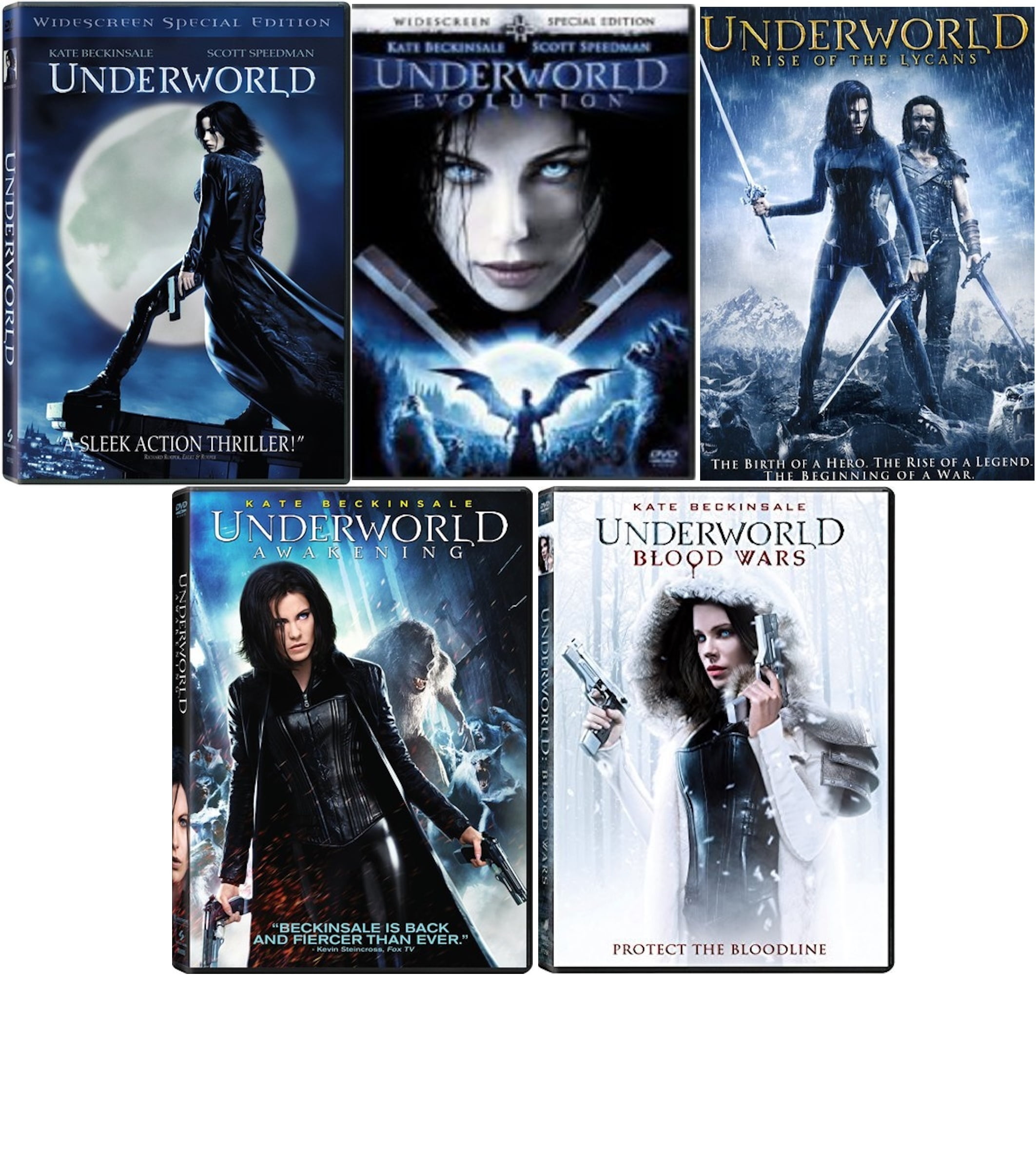 VAMPIRES & WEREWOLVES UNDERWORLD THE COMPLETE COLLECTION 5 DVD SET