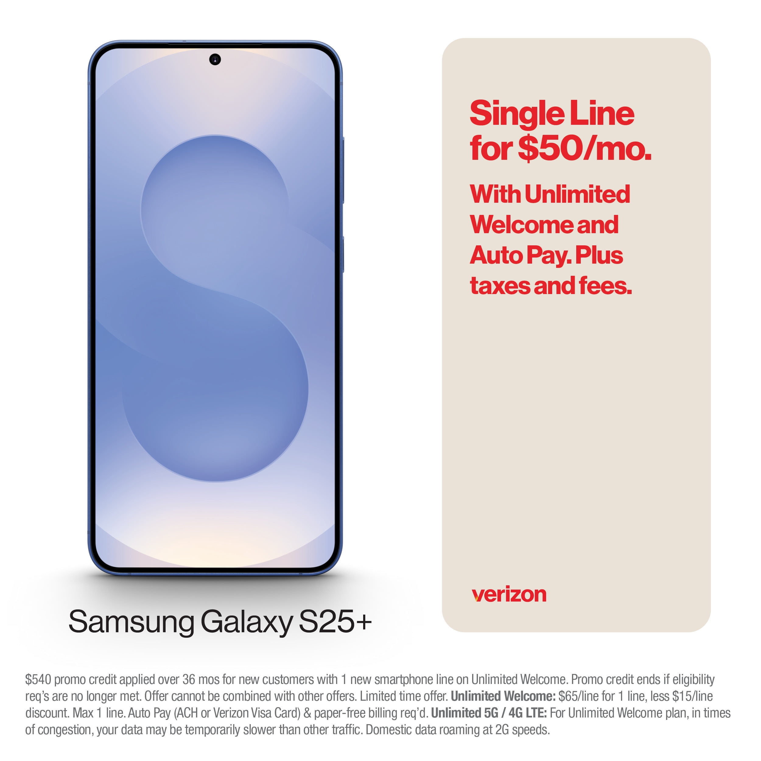 Verizon Samsung Galaxy S25 Plus Navy 512 GB - Walmart.com