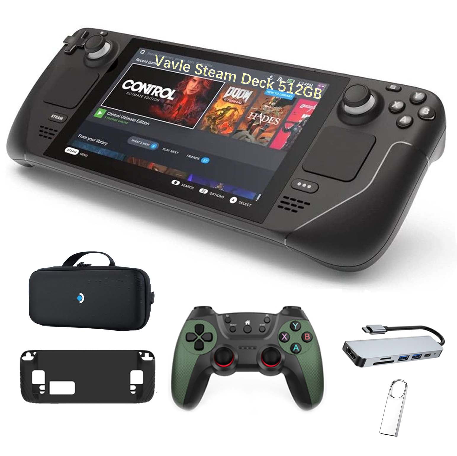Valve Steam Deck 512GB Handheld Gaming Console, 1280 x 800 LCD