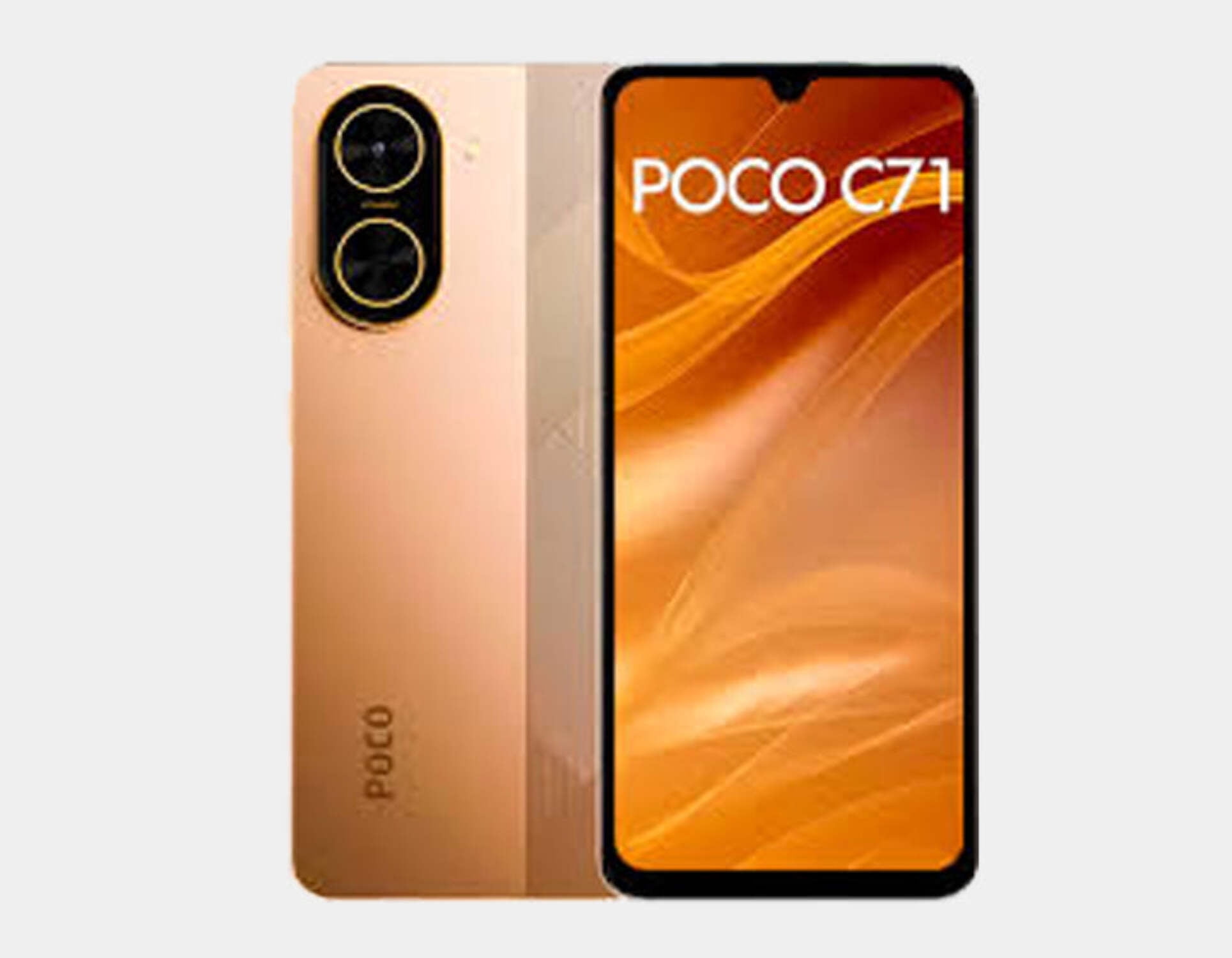 Xiaomi Poco C71 4G 128GB ROM 4GB RAM Dual SIM GSM Unlocked - Gold