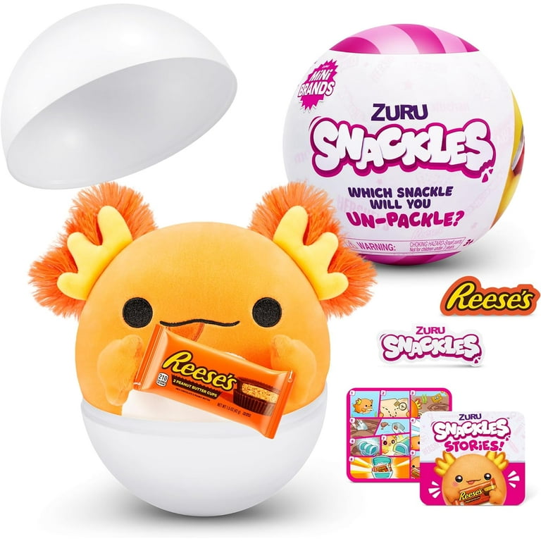 Zuru Mini Snackles Plush Toy Surprise Brands, 5.5