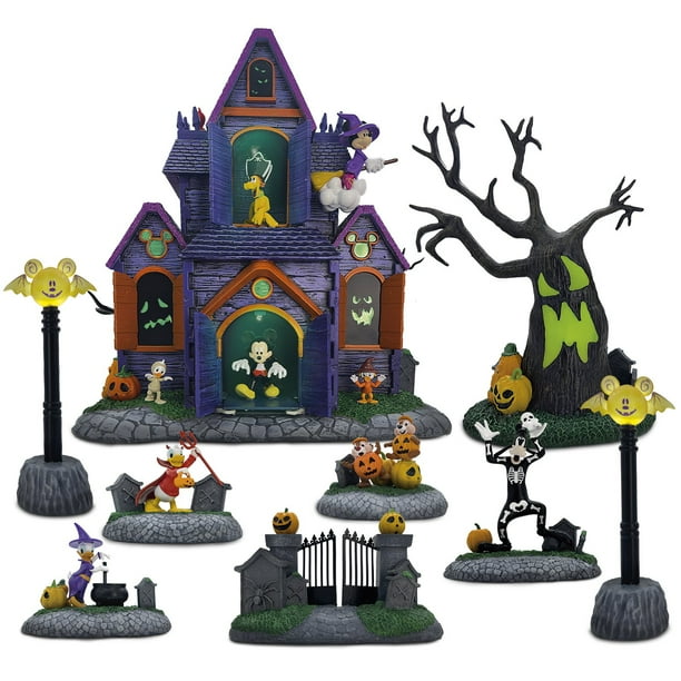 Disney Pre-Lit Animated Halloween Village, 9 pc. - Samsclub.com