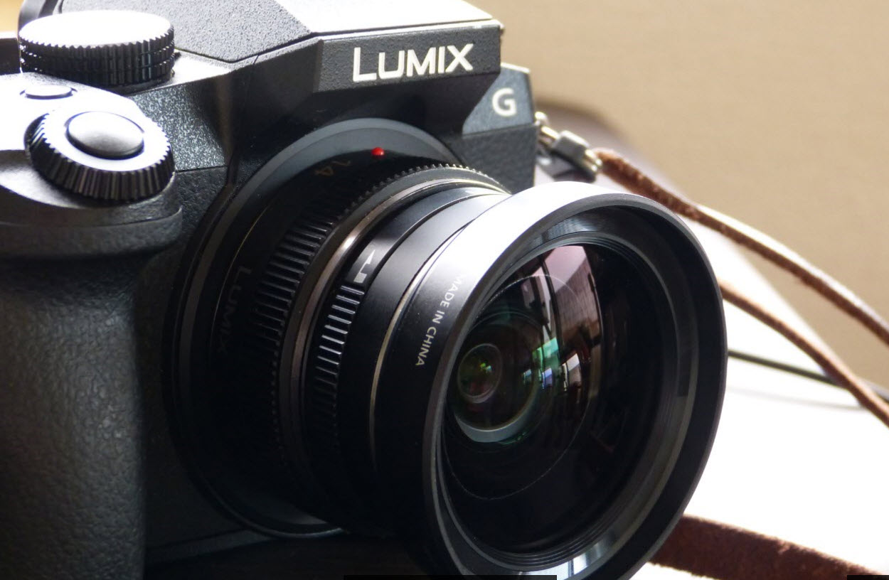 LUMIX G7と14mm/F2.5にワイコンDMW-GWC1装着テスト動画と写真