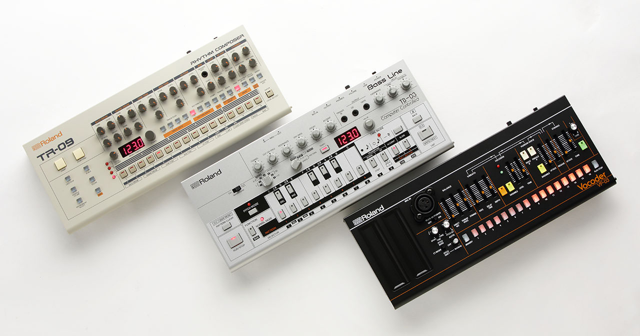 製品開発ストーリー #27：ローランド TR-09／TB-03／VP-03 〜 30年以上