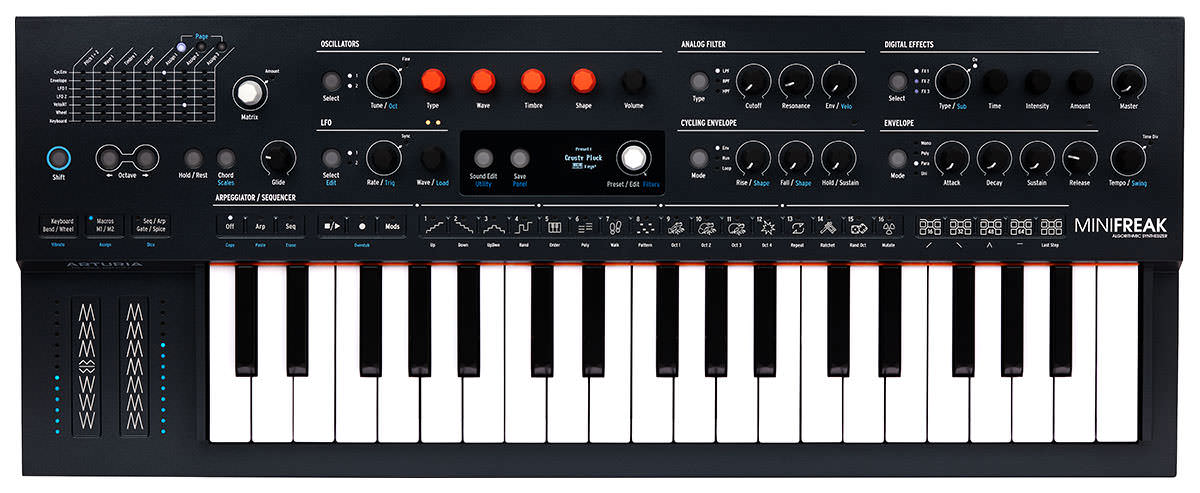 Arturia、MicroFreakの上位モデルとなる新型シンセ、「MiniFreak」を