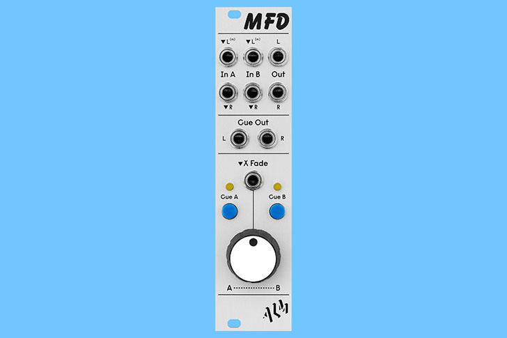 DJ用スクラッチ・ミキサーにインスパイアされた“Eurorackクロス