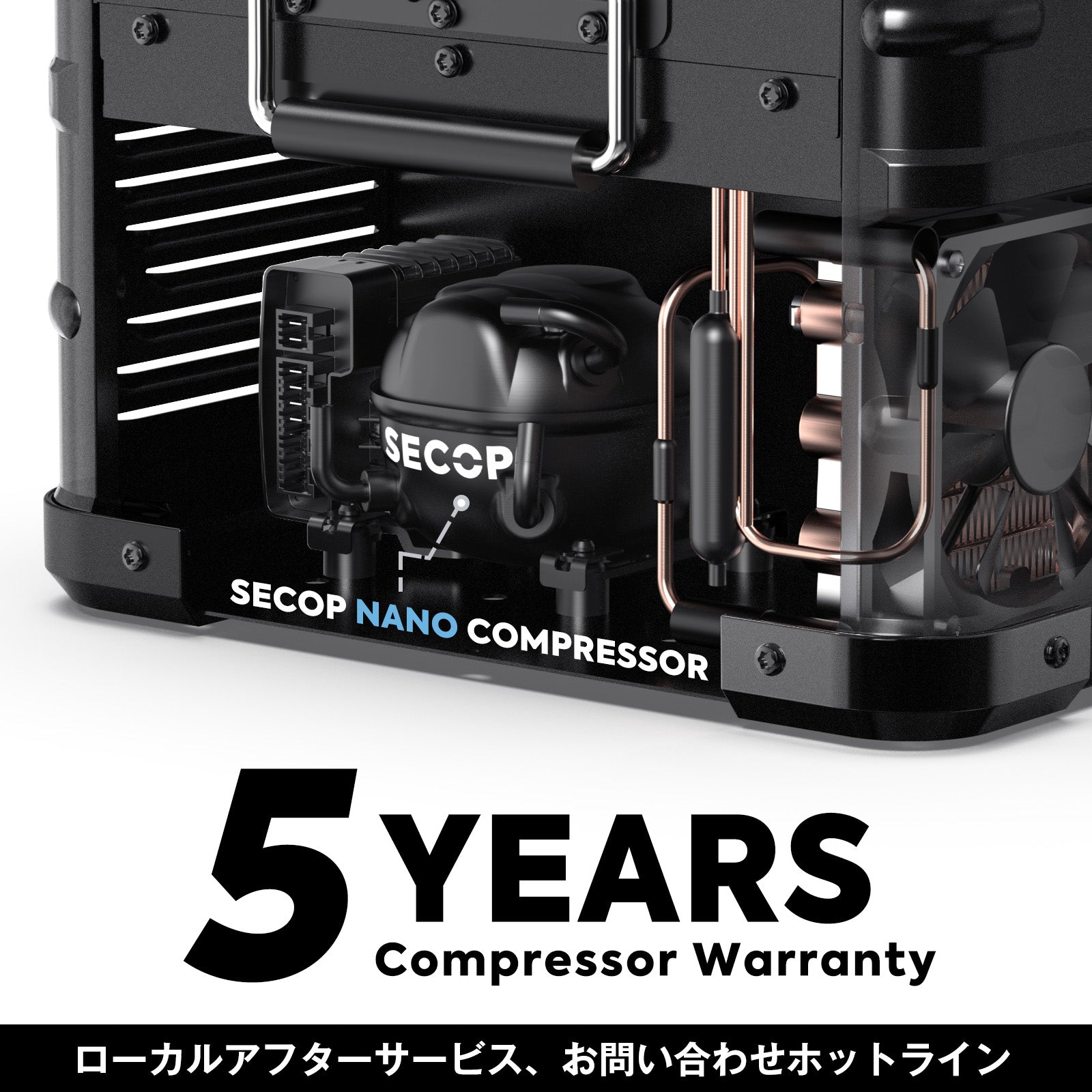 6周年記念 APL35 Black ポータブル冷蔵庫 車載用冷蔵庫 35L | ICECO