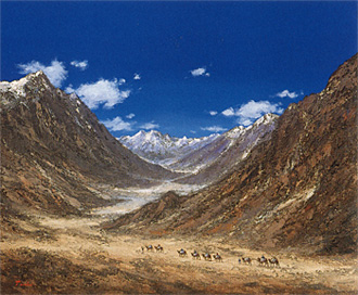 一枚の繪 －多田博一 油彩画展 大地の祈り ～絹の道、仏の道～