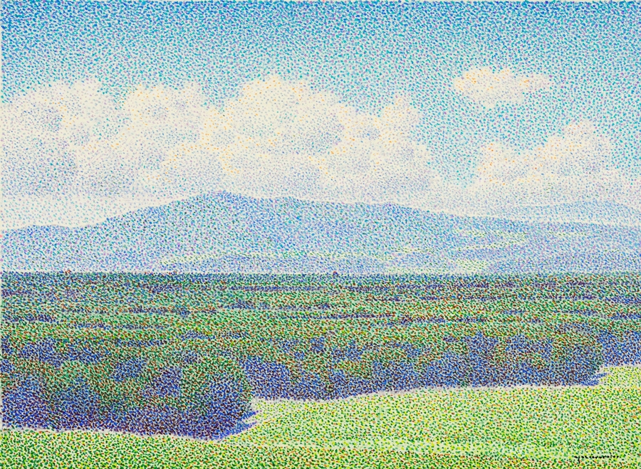 今月のおすすめ作品＜緑の風＞ | 一枚の繪