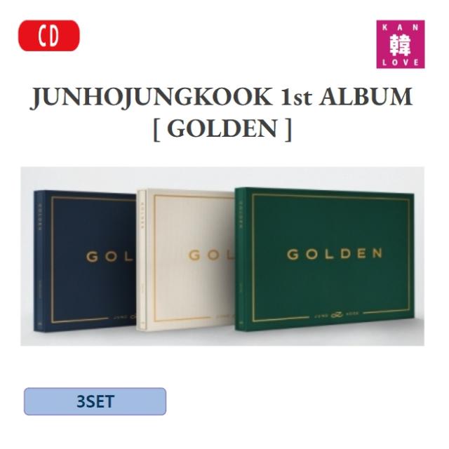 JUNGKOOK 1st 【GOLDEN】3SET アルバム ジョングク グク BTS おまけ