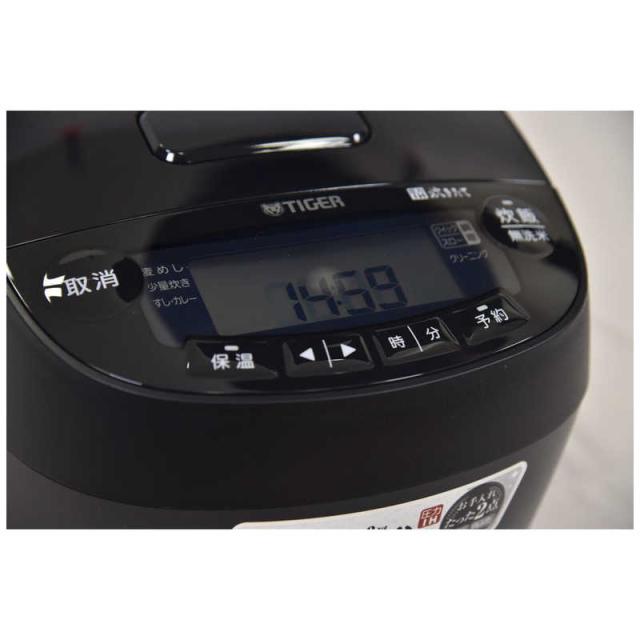 タイガー TIGER 炊飯器 5.5合 圧力IH ブラック JPV-10BKKの通販はau