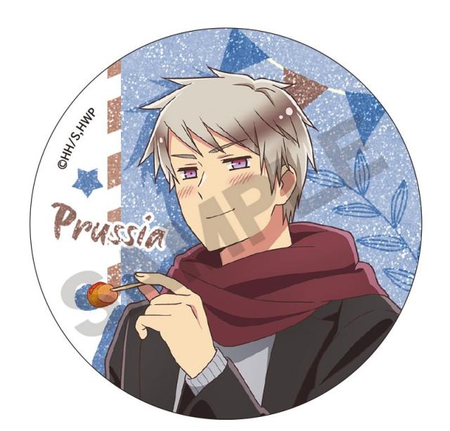 プロイセン ヘタリア World☆Stars トレーディンググリッター缶バッジ