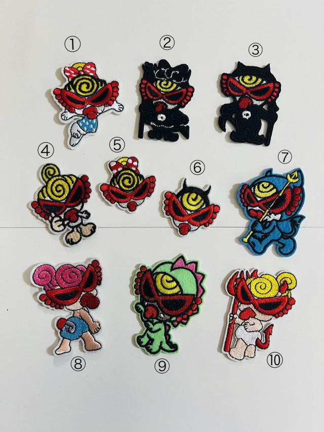 HYSTERIC MINI ヒスミニ アイロン刺繍ワッペン 10枚セットの通販はau