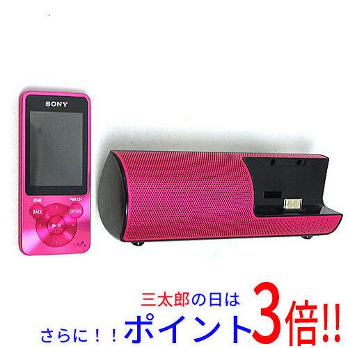 ウォークマンSONY NW-S313K アクティブスピーカーセット(ピンク