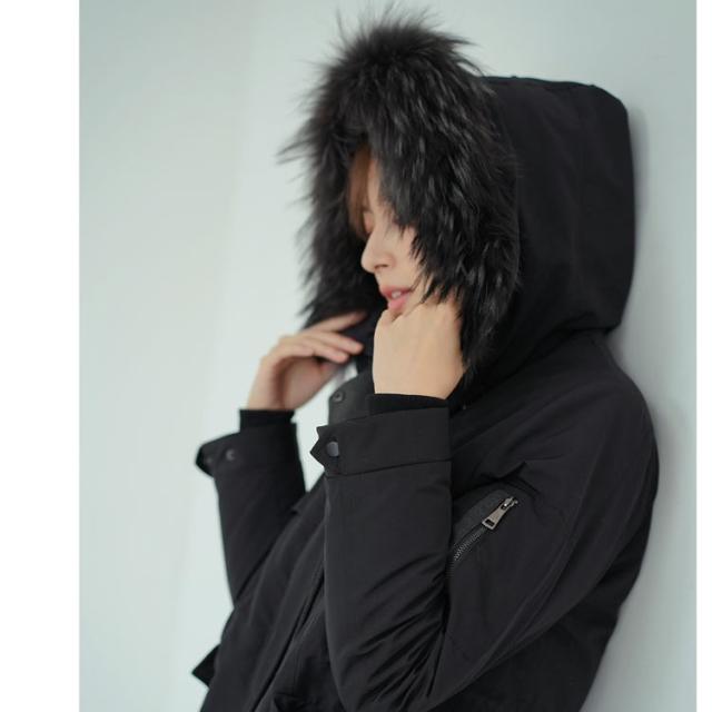 モッズコート レディース 冬 ダウン ライナー フード付き ファー