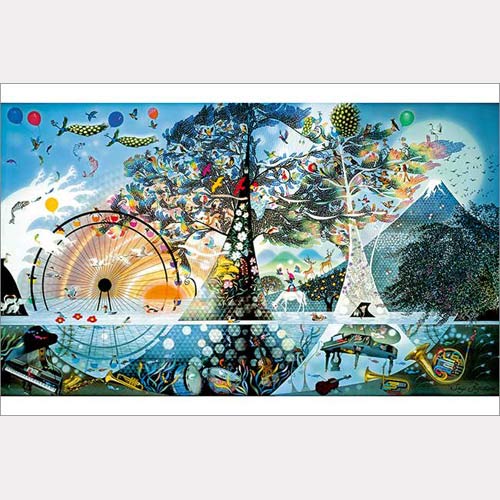 ジグソーパズル 1000ピース 藤城清治 生命讃歌 1000-829 【seiji