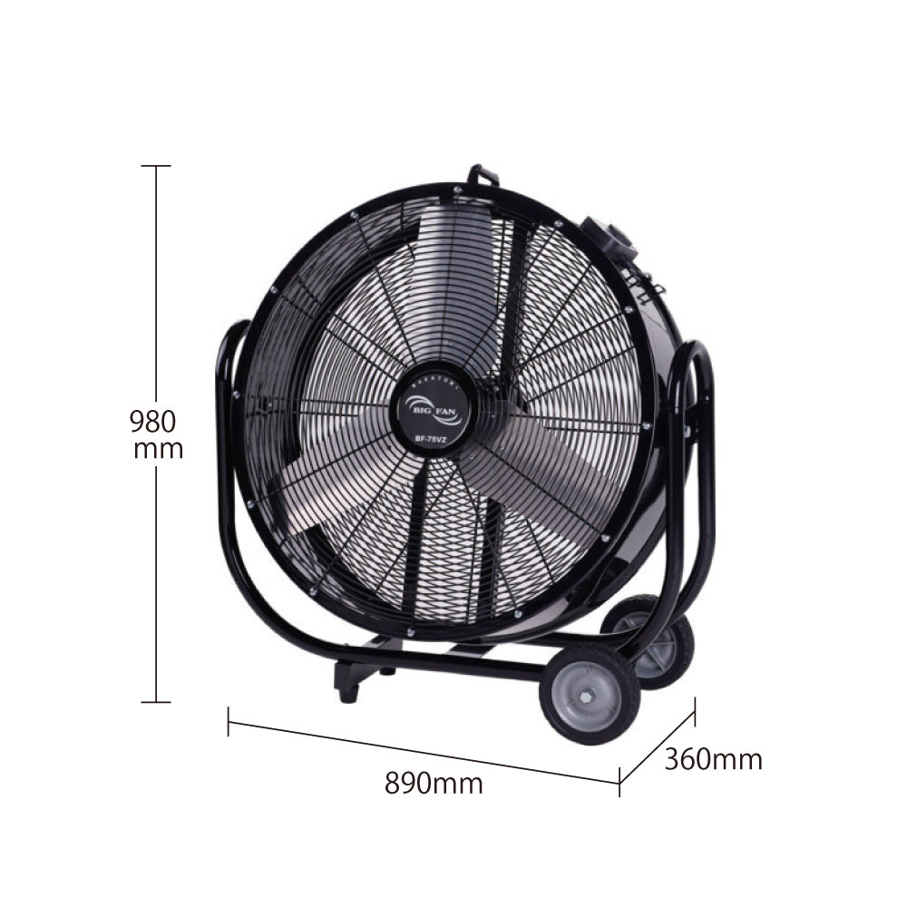 BF-75VZ｜大型工場扇（ビッグファン）｜ナカトミ（NAKATOMI