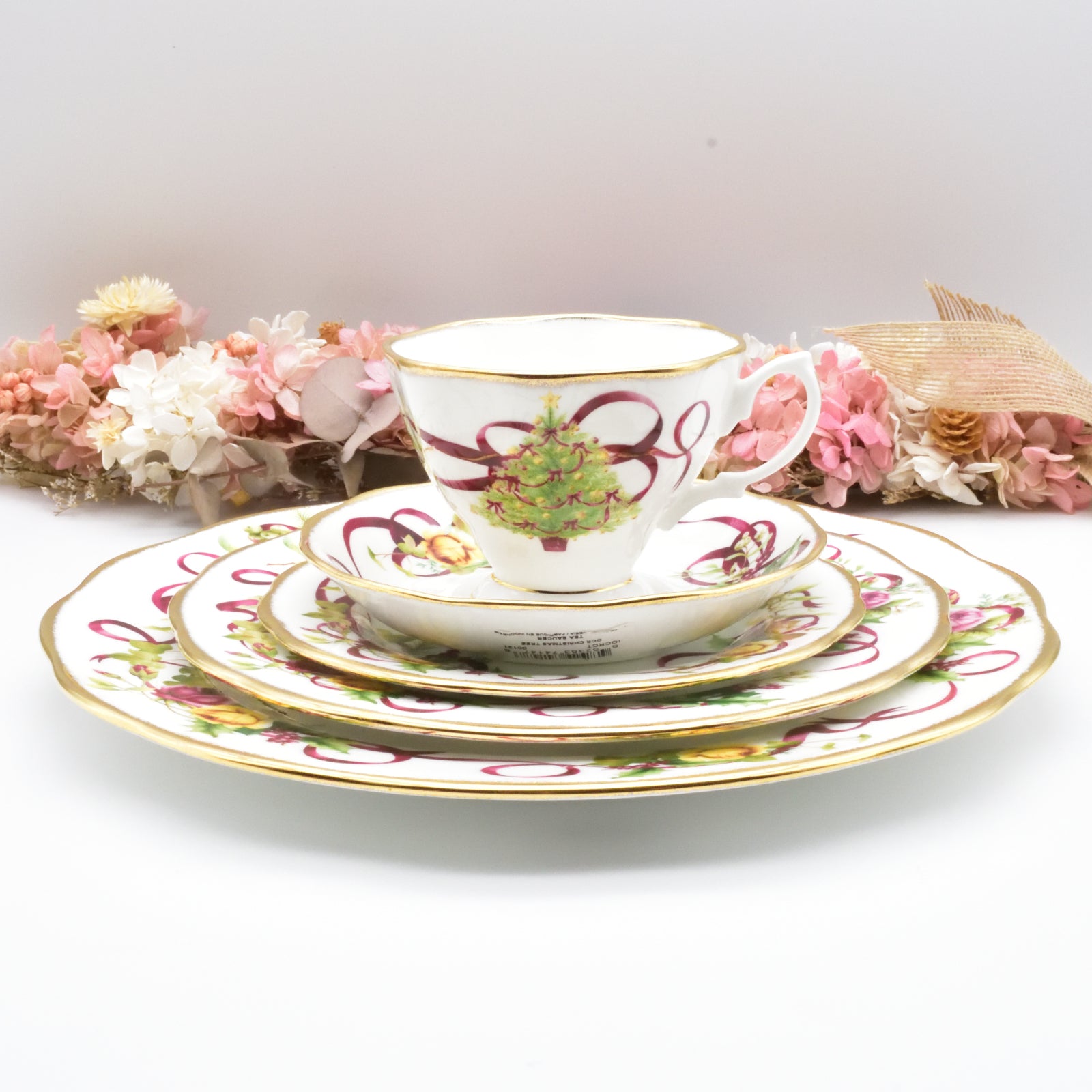 ロイヤルアルバート オールドカントリー クリスマスツリー 5ピース