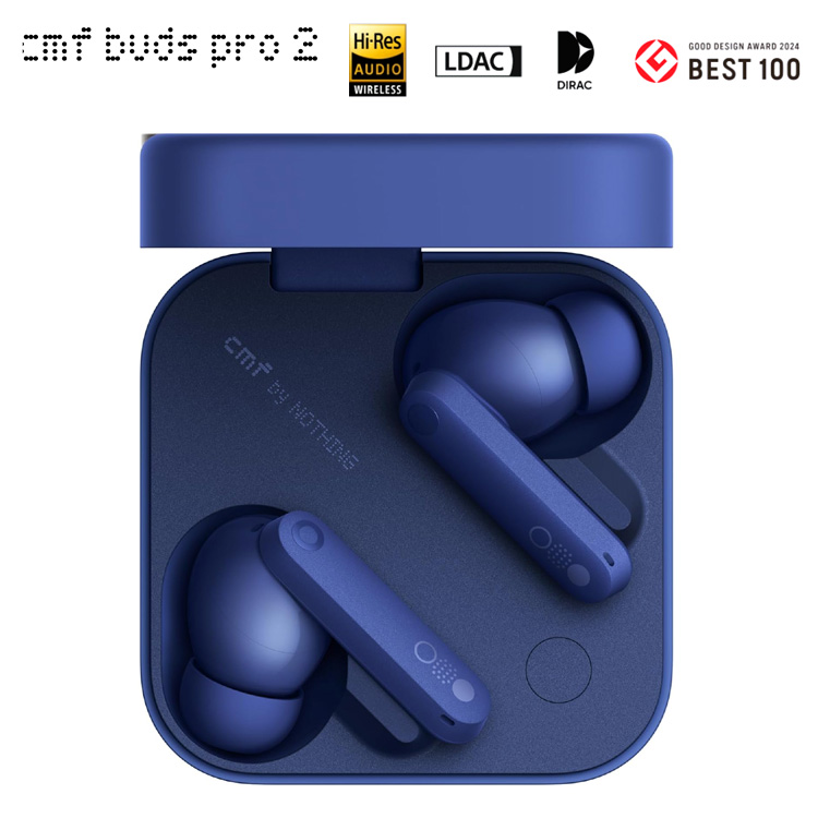CMF by Nothing Buds Pro 2 ブルー ワイヤレスイヤホン ハイレゾ対応